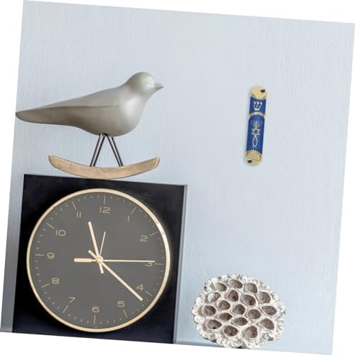 BESTYASH Metal Mezuzah with Scroll for Home Decor and Hanukkah