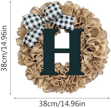 Customizable Last Name Year Round Front Door Wreath