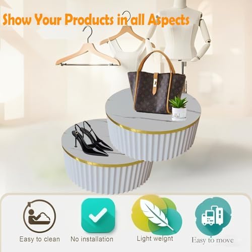 197x79in Cylinder Mannequin Display Pedestal Stand
