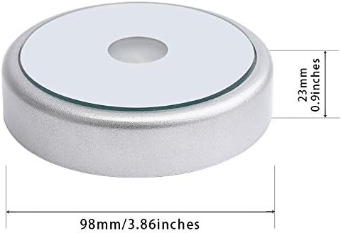 LED Multicolor Lighted Pedestal Stand for Crystal Display