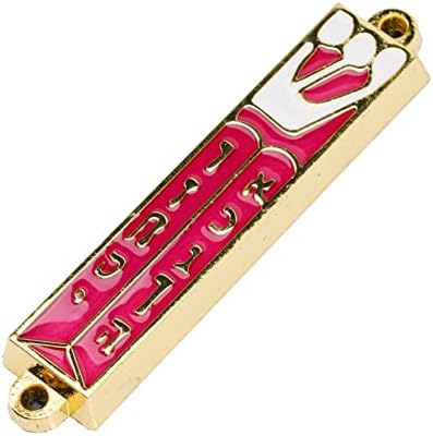 Metal Mezuzah Plaque for Door Frame Jewish Decor Catholic Door Ornament