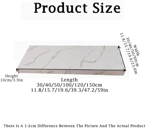 Square Display Pedestal Stand 10cm White