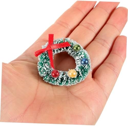10pcs Christmas Wreath for Front Door and Window Hanging