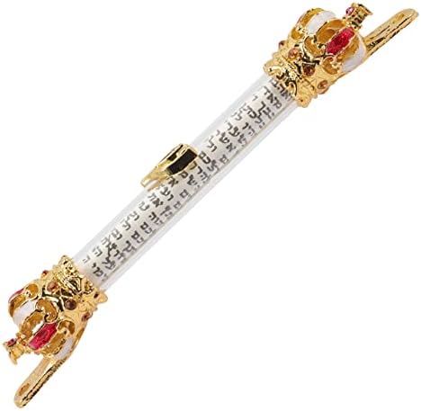 PRETYZOOM Delicate Metal Mezuzah Vintage Style Door Decor