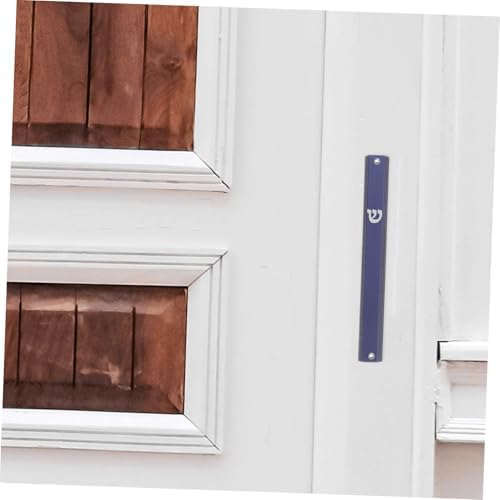 5pcs Judaica Mezuzah Door Decoration Metal Statues Home Decor Accents