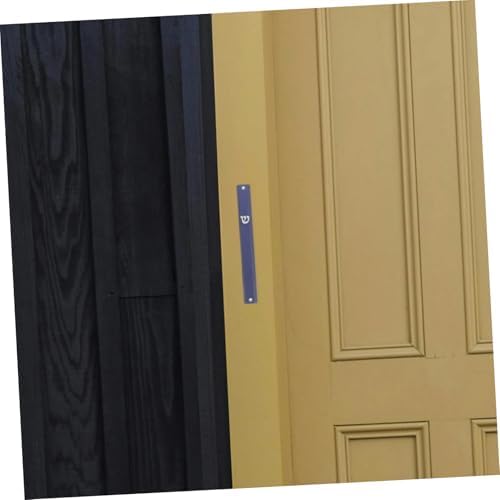 Happyyami 5pcs Metal Mezuzah Decor Door Plaque