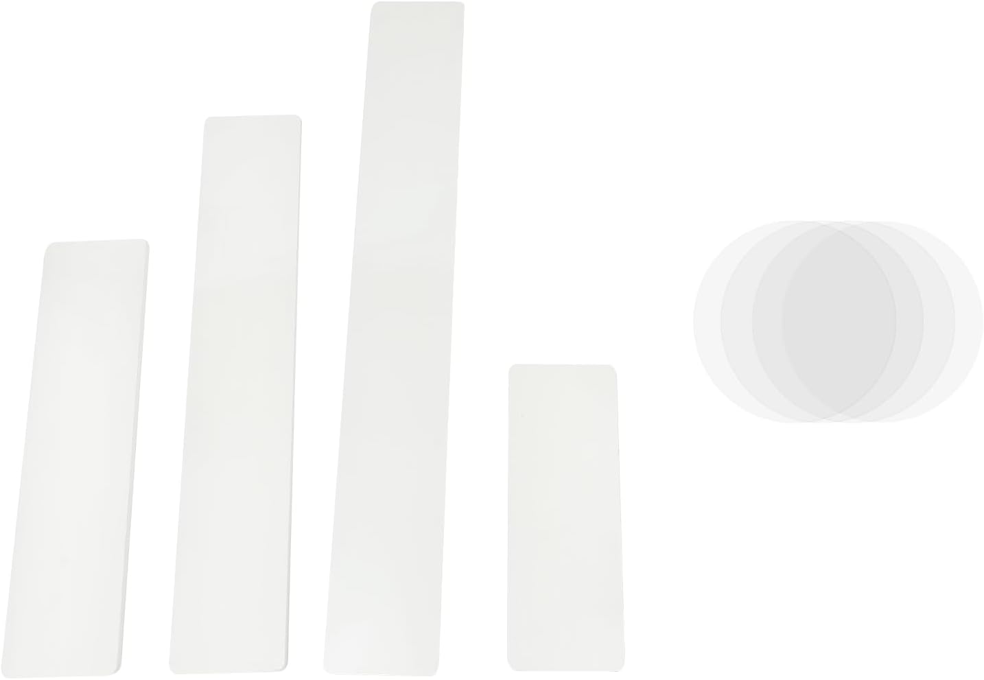 4Pcs Foldable Cardboard Vases for Wedding Party Decor