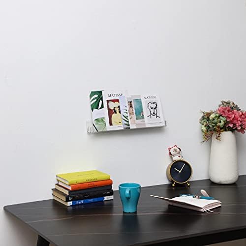 Cq Acrylic 15 Inch Floating Bookshelf for Kids Room