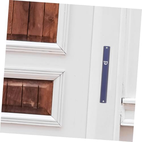 5pcs Metal Mezuzah Scroll Door Decorations Jewish Judaica Wall Accents