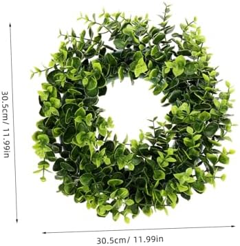 MAGICLULU Eucalyptus Leaf Wreath Door Hanger Modern Farmhouse Decor