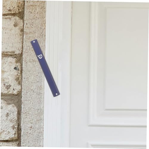 STOBAZA Metal Mezuzah with Scroll for Front Door Home Decor