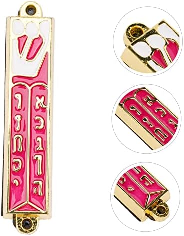 Amosfun Retro Metal Mezuzah for Door Gatepost