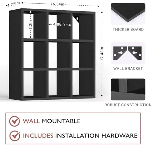 Helsin 9 Grid Coffee Mug Display Rack