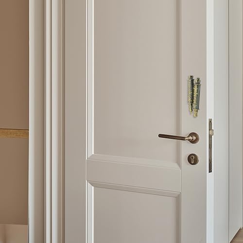 MrMrKura Gold Metal Mezuzah with 2 Scrolls