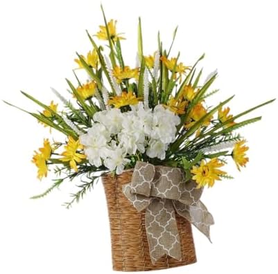 Elegant Artificial Flower Wreath for Front Door and Window