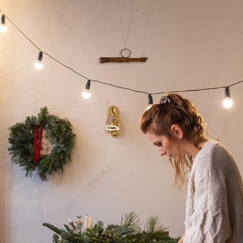 Milisten Hanger Shaped Rattan Wreath Frame for Crafting and Home Decor