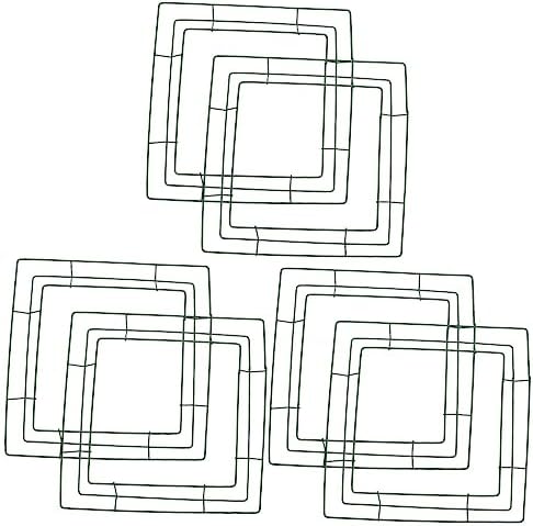 NOLITOY 6 Pcs Square Garland Wire Hangers