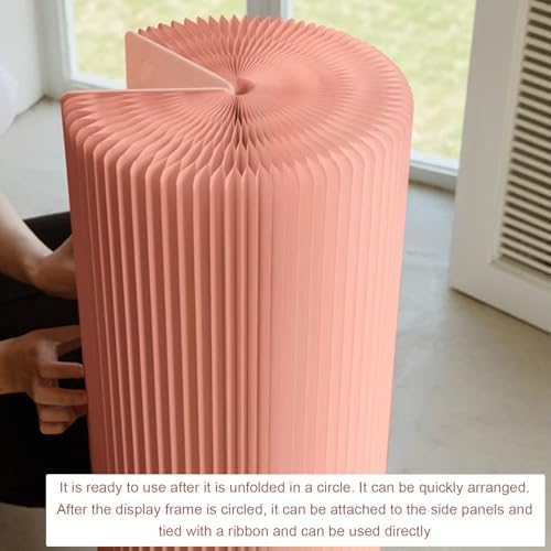 Foldable Paper Display Pedestals for Wedding Centerpieces