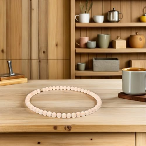 DIY Wood Beaded Wreath 25cm Farmhouse Decor