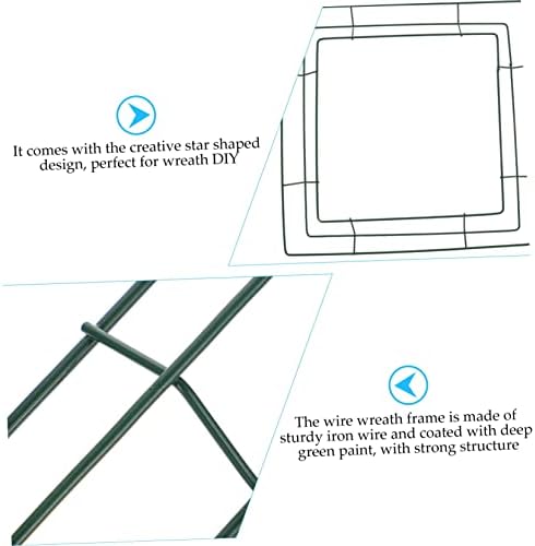 NOLITOY 6 Pcs Square Garland Wire Hangers