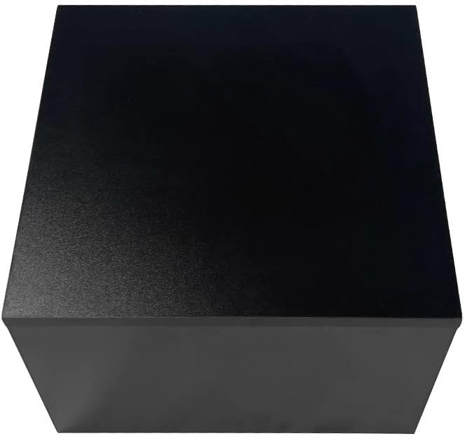 Prolinemax Black Pedestal Cube Display Stand Collectibles
