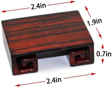 GOLDYWENDY Square Echo Grain Wooden Pedestal Display Stand
