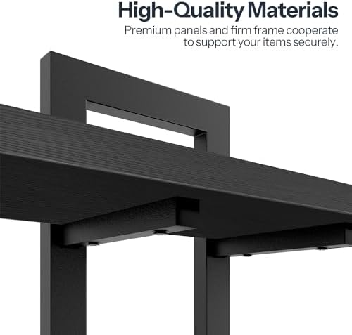 HOOBRO Floating Shelves Set of 2 15 Inch Black