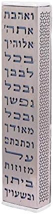 Emanuel Yair Mezuzah Case for Door 57 Inch Blue MJ-1C