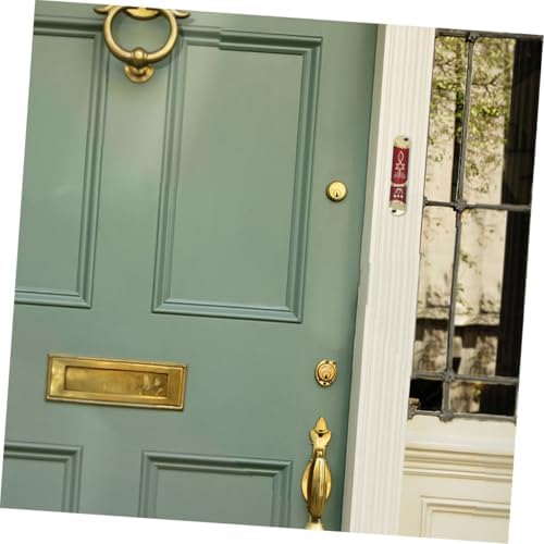 Cabilock 2 Sets Beautiful Metal Mezuzah Door Decor