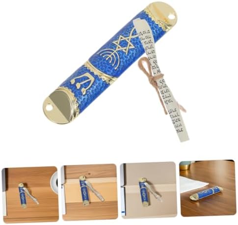 Cabilock 3sets Messianic Seal Mezuzah Case Jewish Wall Decor