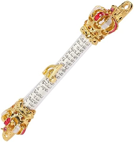 Metal Mezuzah Door Decorative Religious Scroll Mounting