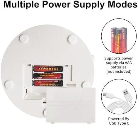ComXim Rotating Display Stand with Type-C Cable 59 Inch White