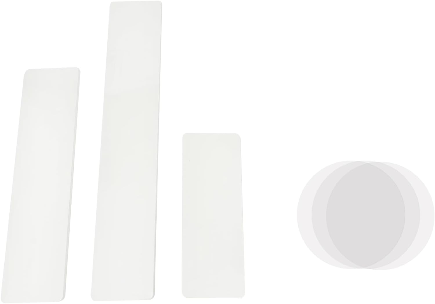 Set of 3 Foldable Cylinder Pedestal Stands for Party Decorations