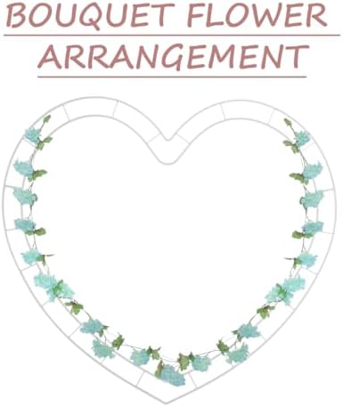 Cabilock 6 Heart Shaped Wreath Frames for DIY Crafts