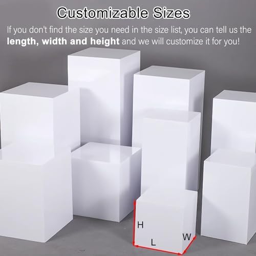 ZAQYCM Heavy Duty Wooden Display Pedestal Stand