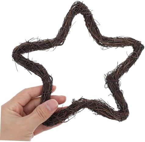 2pcs Star Shaped Wreath Frame for Holiday and Wedding Decor