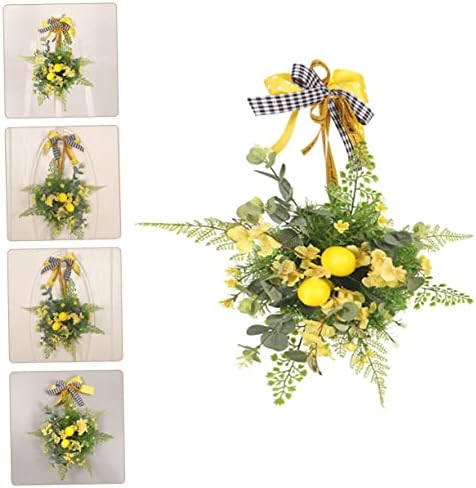 Artificial Flower Wreath Boho Door Decor