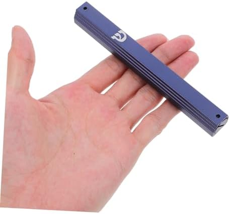 5pcs Blue Metal Mezuzah with Scroll Door Blessing Decor for Jewish Home