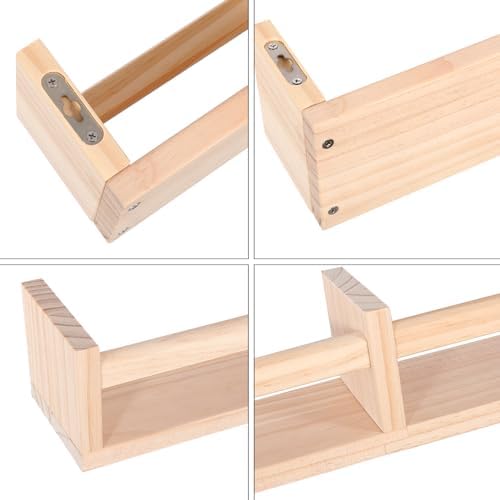 Birola 32 Inch Floating Bookshelf Set of 3