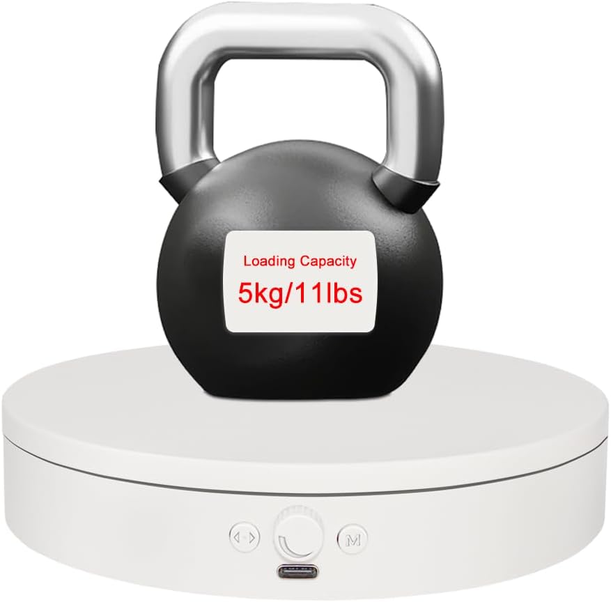 ComXim Rotating Display Stand with Type-C Cable 59 Inch White