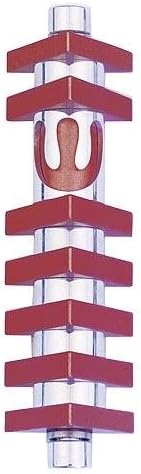 Agayof Small Shin Mezuzah Red 12x4 Inch