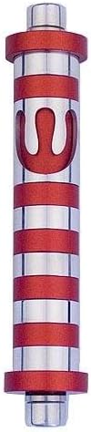 Agayof Stripes Red Metallic Mezuzah 2x10cm