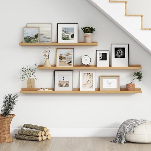 FLYJOE 4-Tier Floating Shelf Set for Wall