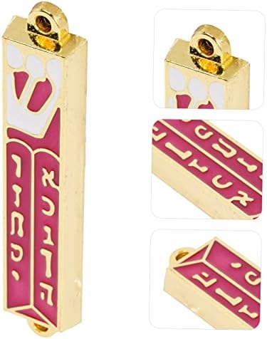 Retro Metal Mezuzah Plaque Decorative Blessing for Door Home Decor