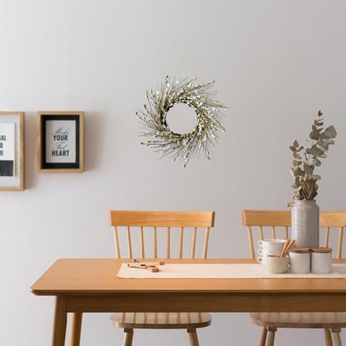 Bibelot 18inch Artificial Forsythia Flower Wreath