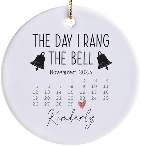 End of Chemo Ornament Cancer Survivor Gift
