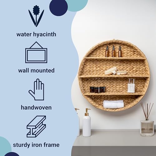Happimess WRK1000A Annulus 245 Inche 3 Shelf Wall Rack