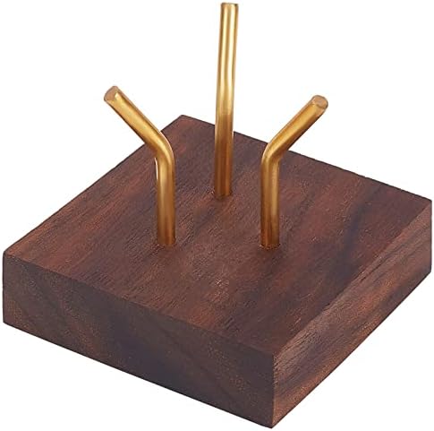 FINGERINSPIRE Decorative Display Pedestal with Metal Arm Easel
