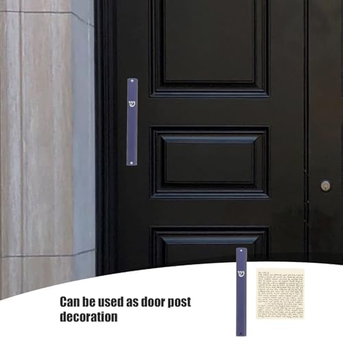 Alipis 5Pcs Metal Mezuzah with Scroll for Door Decor