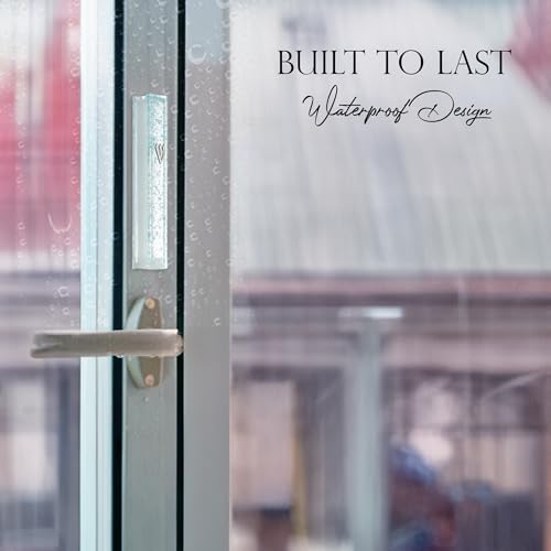 Modern Glass Mezuzah Case with Non-Kosher Scroll